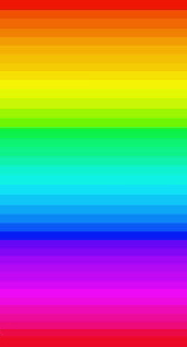 scrolling rainbow gradient